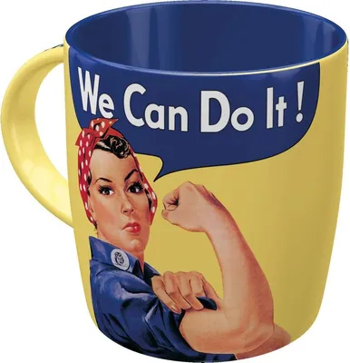 Image de Nostalgic-Art - Tasse à café - États-Unis - Nous pouvons le faire