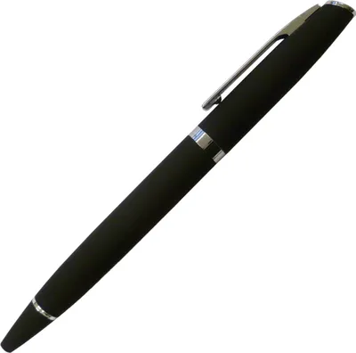Produktbild von Drehkugelschreiber aus Metall / in hochwertigem Design / Farbe: schwarz