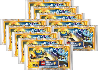 Produktbild von LEGO Nexo Knights 2 - Trading Cards - 10 Booster - Deutsch