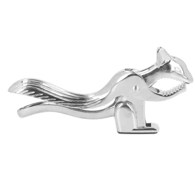 Image de Casse-noix de noix de pécan,Clip casse-noix,Casse-noix en alliage de zinc,Casse-noix d'écureuil,Casse-noix de noix,Ouvre-noix