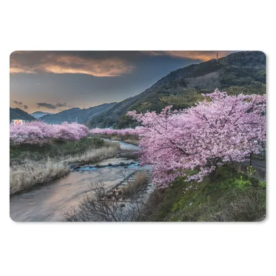 Produktbild von MuchoWow® Mauspad Mousepad Kirschbaum - Mons - Frühling 27x18 cm - Mousepads - Maus Mat - Pad - Mausunterlage - Büroartikel - Desk Matten