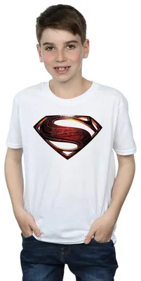 Image de Superman - T-shirt pour garçons, modèle BI608 (taille 152-158), couleur blanche
