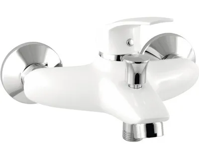Produktbild von Novaservis Metalia 57 - Wannenarmatur, weiß/chrom 57020/1,1