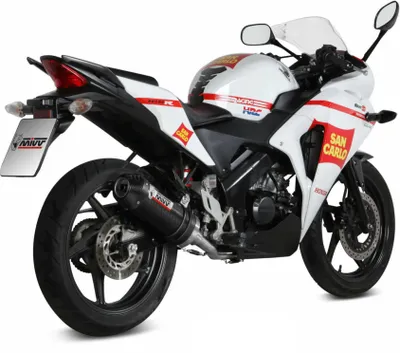 Immagine prodotto di Marmitta completa MIVV Oval in carbonio per HONDA cbr 125 r