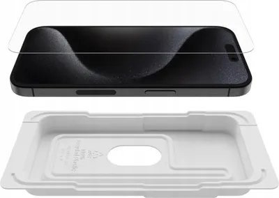 Produktbild von Belkin ScreenForce, Apple, iPhone 15 Pro, Durchscheinend, 1 Stück(e)