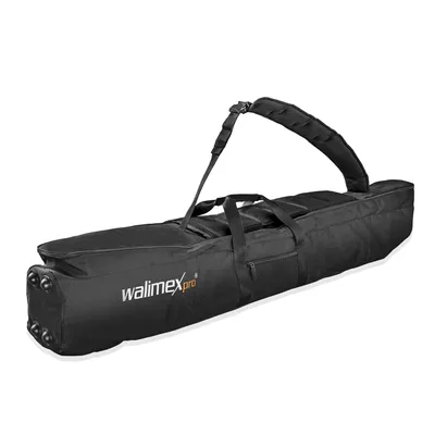 Zdjęcie produktu dla Torba studyjna Walimex pro Guardian - 1100 x 220 x 220 mm - Torba na sprzęt fotograficzny - z przegrodą, wyściółką, paskiem i zamkami błyskawicznymi - Idealna ochrona studyjnych lamp błyskowych i aparatów fotograficznych