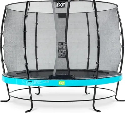 Produktbild von EXIT Elegant Trampolin ø305cm mit Economy Sicherheitsnetz - blau