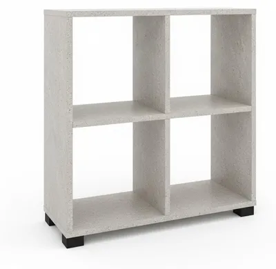 Immagine prodotto di Libreria Bassa Multiuso Scaffale Mobile Soggiorno Legno 60x24x68 cm.Colore:cemento