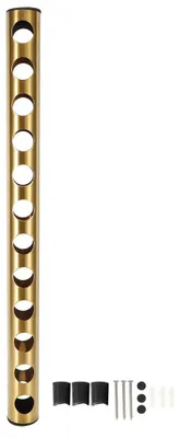 Weinflaschenhalter aus Edelstahl, Wandmontage, vertikal, 1 Stück