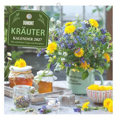 Obrázok produktu pre DuMonts Kräuter Wandkalender 2027: Rezepte, Tipps und Anleitungen für Kräuter und Gewürze