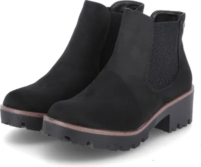 Obrázek produktu pro Rieker slip/zip kotníková bota teplá podšívka z 35mm podpatku