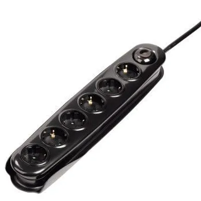 Produktbild von Hama 00108801, 1,5 m, 230 V, 50 Hz, Schwarz