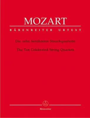 Produktbild von Die zehn berühmten Streichquartette, Einzelstimmen