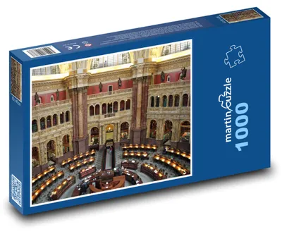Obrázok produktu pre Puzzle 1000 Knižnica Kongresu USA vo Washingtone - martinpuzzle