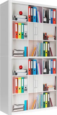 Produktbild von PAPERFLOW easyOffice Rollladenschrank Ordner ohne Fachböden 110,0 x 41,5 x 204,0 cm
