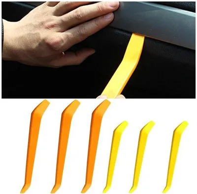 Imagen del producto de Juego de clips de plástico para paneles interiores de automóviles, 6 piezas, herramienta para desmontaje de automóviles, para montaje y desmontaje de paneles del tablero