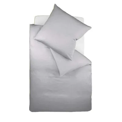 Immagine prodotto di biancheria da letto in raso fleuresse Colori 200x220 cm + 2 pz. 80x80 cm grigio pietra