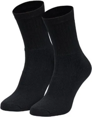 Produktbild von Tobeni 10 Paar Damen Herren Sportsocken schwere Qualität Unisex, Farbe:Schwarz, Grösse:43-46