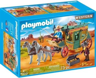 Produktbild von PLAYMOBIL 70013 Westernkutsche