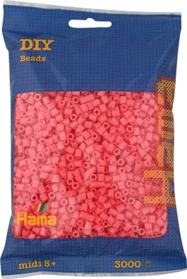 Produktbild von HAMA 20144 MIDI Perlen Pastellrot 3000