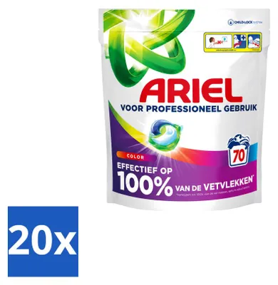 Produktbild von 20 x Ariel All-in-1 Pods Color Wasmittel - Farbschutz - Vorteilspackung - 20 Stücke