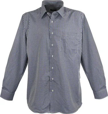 Produktbild von Übergrössen Schickes Herrenhemd LAVECCHIA HLA17-08 Schwarz kariert 3XL