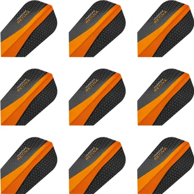 Produktbild von Harrows | Retina | Dart Flights | Slim | 100 Mikron | Orange | 3 Sets = 9 Flights