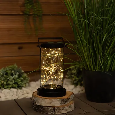 Produktbild von Lampa Solarna LED ABRELA Zewnętrzna Ogrodowa Stojąca Wisząca Latarenka 3000K IP44 LUMILED