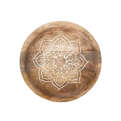 Produktbild von HOMLA FLOAR Tablett aus Mangoholz 20 cm