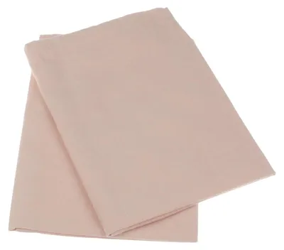 Stoffservietten Set 2er, 100% Baumwolle, Altrosa, 40x40 cm