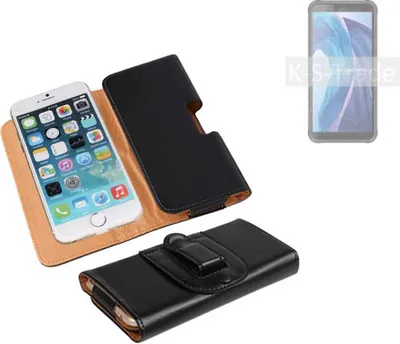 Produktbild von K-S-Trade Schützhülle Handyhülle kompatibel mit Blackview BV6300 Holster Gürtel Tasche Schutzhülle Handy-Tasche Smartphone Case Seitentasche