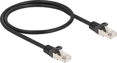 Produktbild von DeLOCK Kabel RJ50 Stecker zu RJ50 Stecker S/FTP 0,5 m schwarz, 0,5 m, S/FTP (S-STP), RJ-50, RJ-50, Schwarz