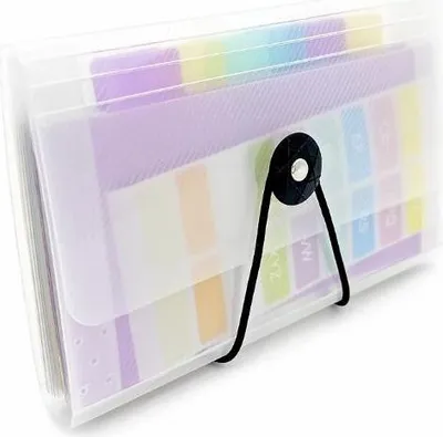 Image de Pochette à soufflet en PP transparent 12 x 18 cm - Biurfol