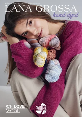 Produktbild von Lana Grossa HAND-DYED No. 5 - Strickmagazin mit 13 Modellanleitungen  