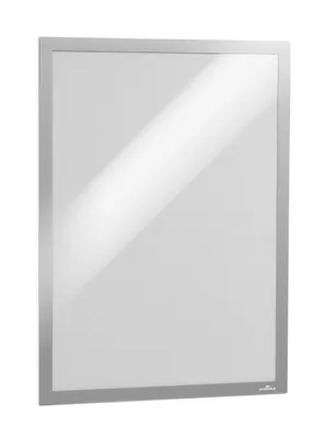 Produktbild von DURABLE Inforahmen Duraframe A4 selbstklebend 2 St silber