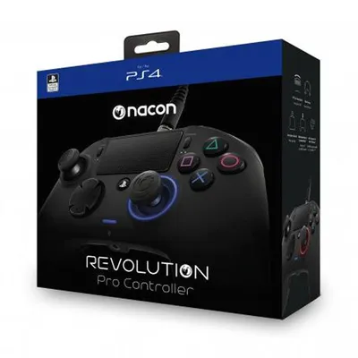 Obrázek produktu pro NACON Revolution Pro, Gamepad, PlayStation 4, Směrový kříž, Analogový/digitální, Více, Kabel