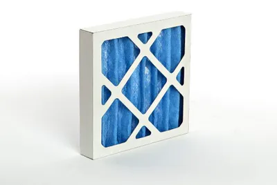 Produktbild von GVS Filter Technology G4P.12.12.2.SUA001.005 G4 Filterplatten plissiert, Blau/Weiß (5er Pack)
