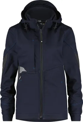 Produktbild von DASSY Softshelljacke GRAVITY Damen Gr. S nachtblau/anthrazit