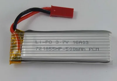 Produktbild von vhbw Akku kompatibel mit UDI U818A, U817C, U818, U817, U817A Drohne Multicopter Quadrocopter (500 mAh, 3,7 V, Li-Polymer)