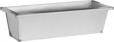 Produktbild von Pflanzenbehälter Metall Silber ca. 50 x 17 x 13 cm - Gartendekoration