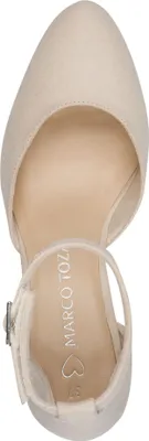 Produktbild von MARCO TOZZI Damen Pumps mit Fesselriemen und Blockabsatz 2-24409-46, Größe:39 EU, Farbe:Beige