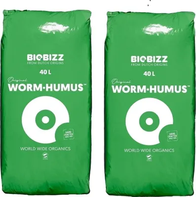 Produktbild von BioBizz Wurmhumus  2 x 40 L - Blumenerde