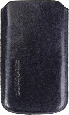 Image de Etui Toledo taille S en cuir bleu pour téléphone portable/lecteur MP3