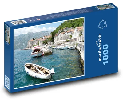 Obrázok produktu pre Puzzle 1000 Prístav v Kotore, Čierna Hora - martinpuzzle