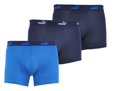 Produktbild von PUMA PROMO SOLID BOXER 3P blue combo (002)-M