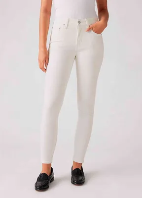 Productafbeelding van Levi's dames jeans, model 721, met stretch, skinny fit, kleur wit (Cloud Dancer)
