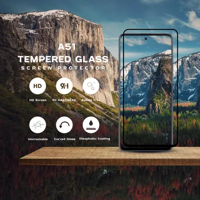 Produktbild von Samsung Galaxy A51 – gehärtetes Glas 9H – 3D-Displayschutz in Superqualität