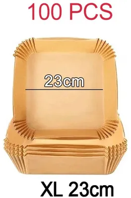 Produktbild von Papier für Airfryer, antiaanbak, quadratisch/rund, Küchenzubehör