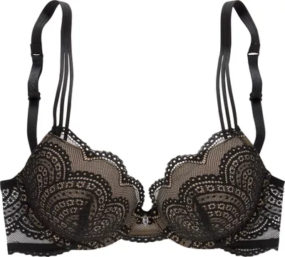 Produktbild von LASCANA Push-up-BH Kira schwarz Größe 80 Cup D