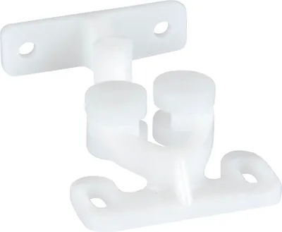 Produktbild von LAMP® Rollenschnapper RC6901, 21,6 Newton, Kunststoff weiß transparent